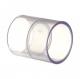 1 1/4" SCH 40 CLEAR COUPLING
