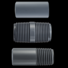 4" X CLOSE PVC NIPPLE SCH80